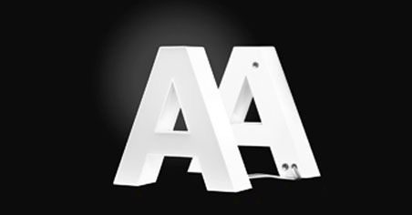 Настенные буквы